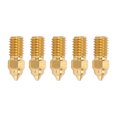 thumbnail image 2 of 5Pcs Brass 3D Printer Nozzle High Temperature 300 1.75mm Filament for End 5 S1 End 7 Printers with M6 Thread Nozzle, 2 of 7