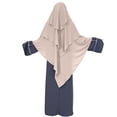 thumbnail image 2 of Chapeau Froissé Uni pour Femmes avec Hijab Ethnique Musulman, 2 of 4