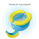 thumbnail image 5 of Portable Foldable Travel Baby Toilet Seat, Easy to Clean, Complementary Storage Bag and 20 Garbage Bags（blue）, 5 of 5
