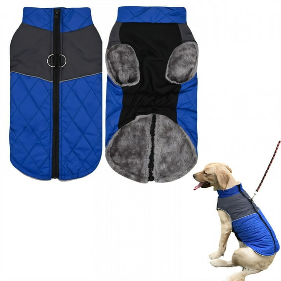 TELOLY 1Pcs Dog Sweaters for Large Dogs,Puppy Clothes for Small Dogs Girl,Dog Coats,Blue,2Xl