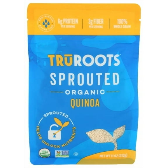 Pack of 6 TruRoots Sprouted Organic Quinoa 11 oz