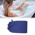 thumbnail image 2 of Unique Bargains Gloves Bath Towel for bathroom 14x24cm 1 Pc Navy Blue, 2 of 6