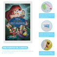 thumbnail image 3 of La Sirenita Princesa Ariel Kits de Pintura de Diamantes para Adultos 5D DIY Diamond Art Kits Full Drill Diamond Dots para Regalo Decoración de Pared y Relajación Artes de Gemas 20*30cm, 3 of 6