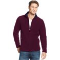 thumbnail image 1 of Club Room Mens FZ Fleece Jacket, Red, Big & Tall, XLT, 1 of 1