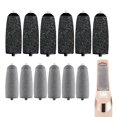 thumbnail image 1 of Paquete de 12 rodillos de repuesto para Pedi impecable, recambios de cabezal de repuesto compatibles con la lima de herramientas electrónica Finish Touch Flawless Pedi, 6 extra gruesos y 6 regulares g, 1 of 5