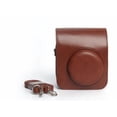 thumbnail image 2 of Stylish Brown PU Leather Piece Camera Bag Protective Storage Pouch for Instax Mini 12, 2 of 8