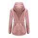 thumbnail image 2 of Parka con capucha para mujer, abrigo de invierno grueso de lana, chaqueta, abrigo, abrigo de longitud media con cremallera, ropa de abrigo Sincero Electrónica, 2 of 2
