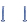 thumbnail image 1 of sweethay Cilindro de medición Cilindros graduados Tubo de prueba líquido Suministros de laboratorio 50ml 2Conjunto, 1 of 6