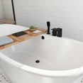 thumbnail image 6 of Dreamline Btca6636wfxxc00 Caspian 66" Freestanding Acrylic Soaking Tub - White, 6 of 12