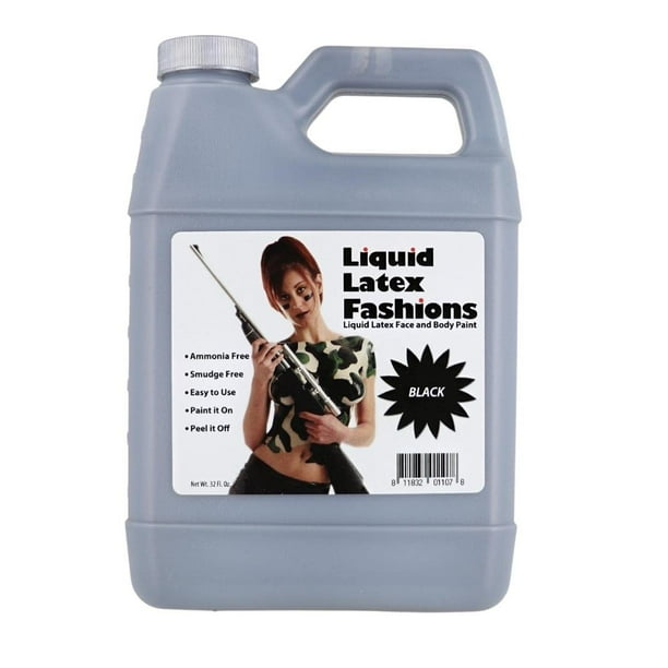 Pintura corporal Liquid Latex Black 946 ml - Liquid Latex Fashions