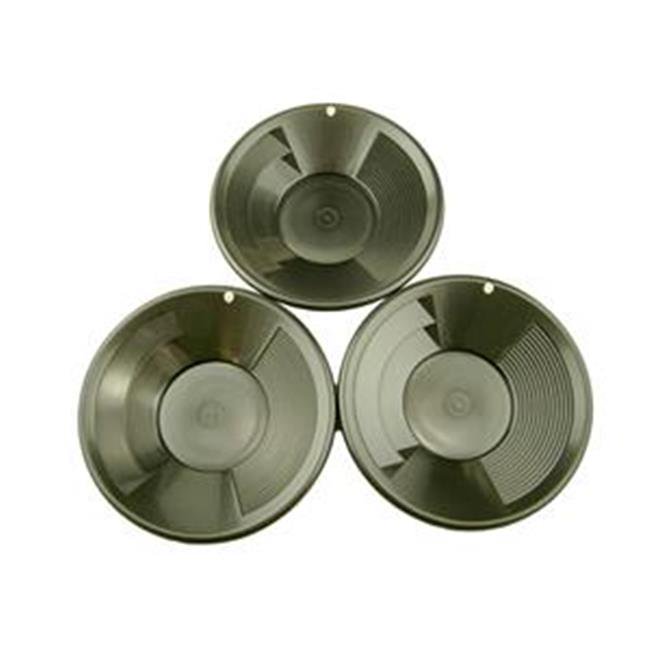 Lot of 38 Black Pans 8 in. Gold Pans Panning & Mining Prospecting