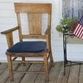 thumbnail image 3 of Lavish Home 82-TEX1043NV 16 x 16.25 in. Square Memory Foam Chair Cushion - Navy, 3 of 3