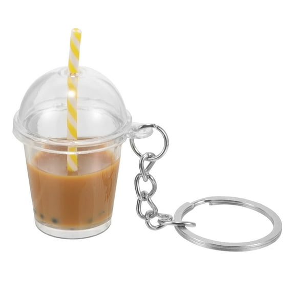 UPOUART Adorable Coffee Tea Cup Keychain Bag Charm Pendant, Metal & Plastic Accessory for Keys, Purses, Backpacks