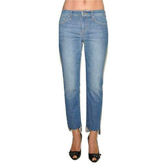 Joe's Jeans High Rise Straight Ankle Raw Hem Denim Pants, Nessa (25)