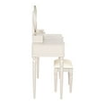 thumbnail image 5 of MODERNLUXE Vanity Desk with Round Mirror,Makeup Vanity Desk with 4 Drawers, Height-Adjustable and Stool, Small Vanity Table for Bedroom,Champagne, 5 of 7