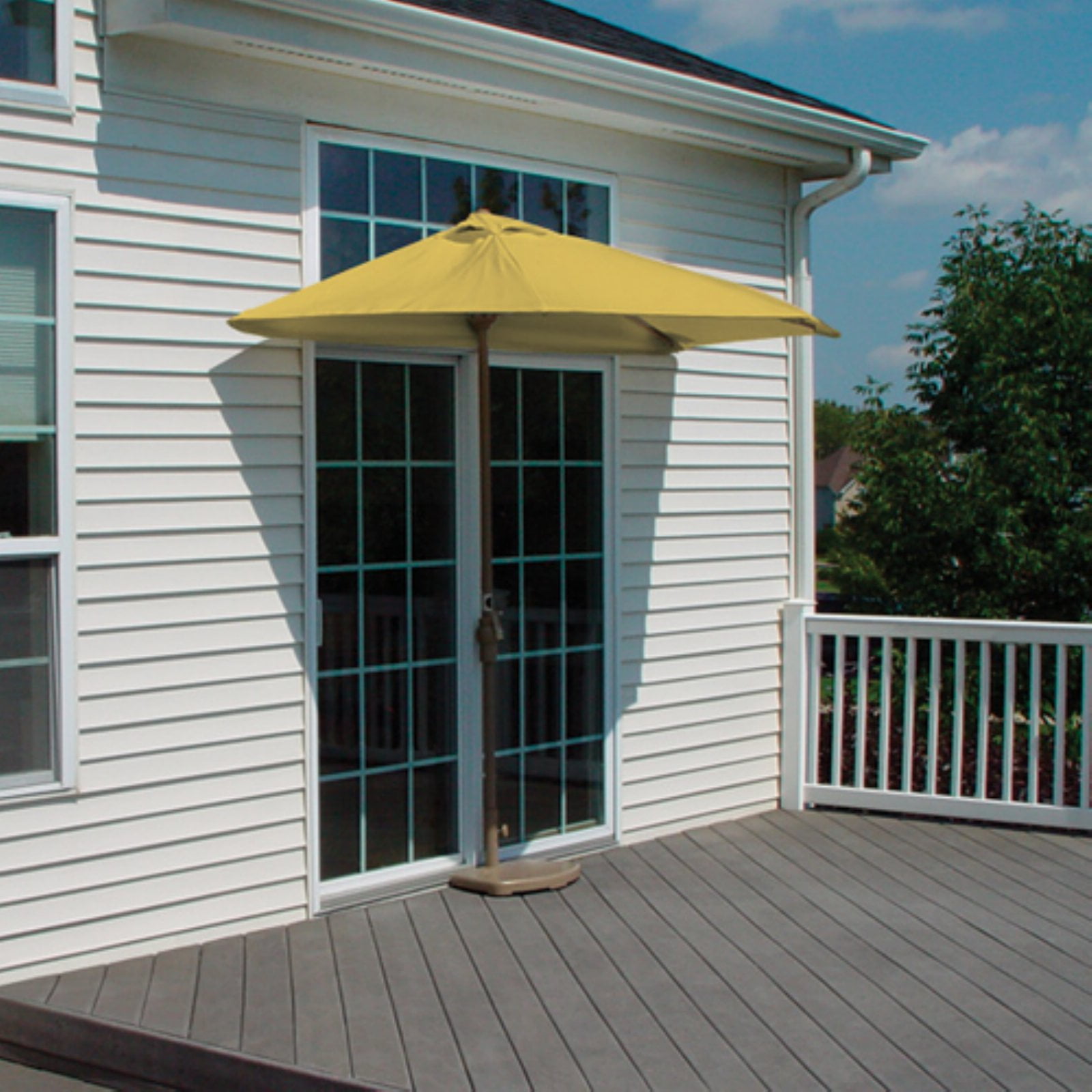 Off-The-Wall Brella 7.5' Half-Umbrella with Sunbrella by Blue Star Group