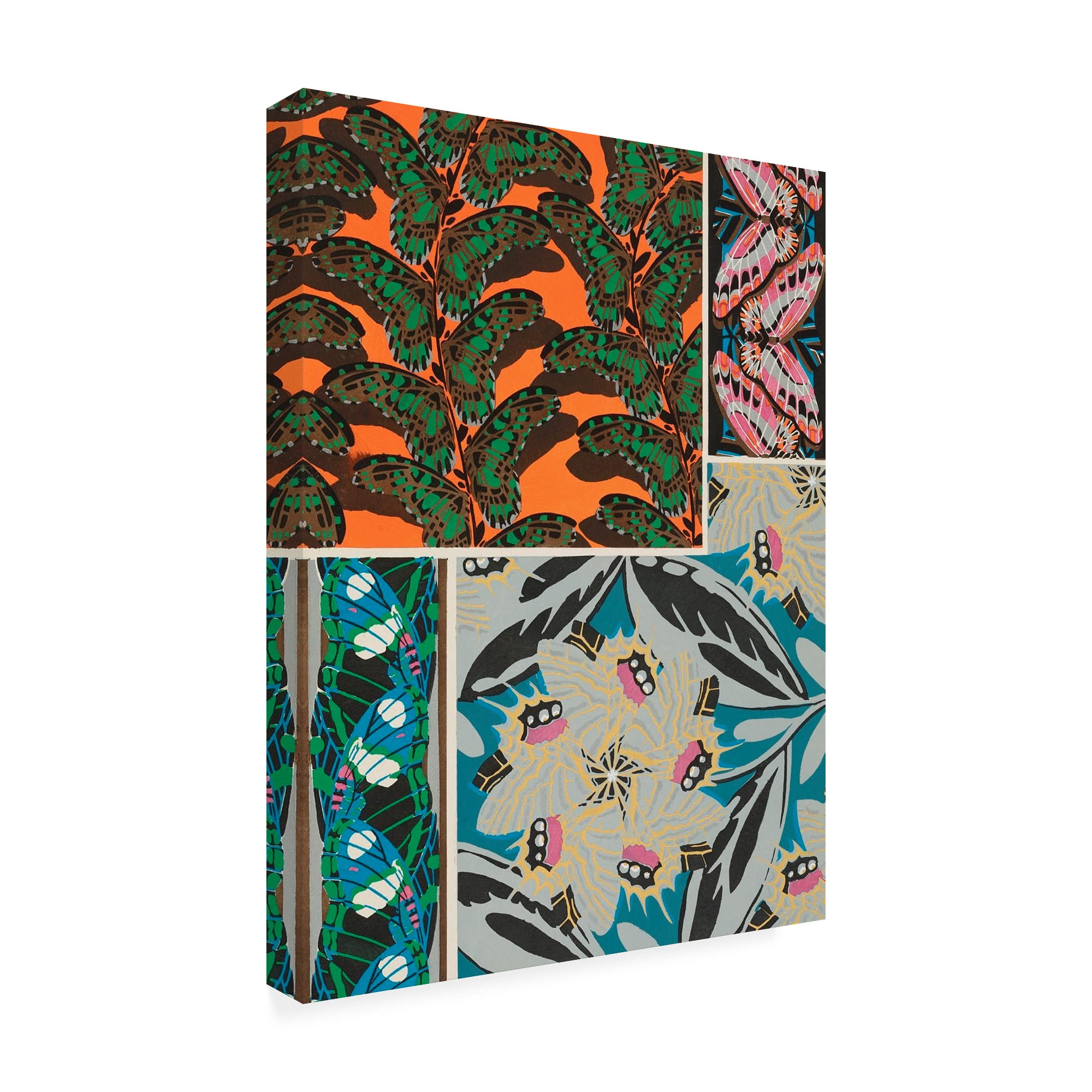 Trademark Fine Art 'Decorative Butterflies II' Canvas Art by Eugene Seguy