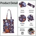 thumbnail image 5 of Vintage Daisy Print Reusable Grocery Tote Bag – Large Canvas Shopping Bag with Boho Floral Watercolor Design, Eco-Friendly & Heavy-Duty Market Tote for Women, Farmers Market, Beach, Spring & Summer, 5 of 5