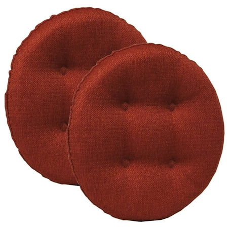 

Gripper Non-Slip 14 x 14 Omega Tufted Barstool Cushions Set of 2