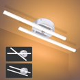 thumbnail image 1 of Luz de techo LED, lámpara de araña de techo con diseño de tira paralela moderna con 2 piezas de luz de tira paralela para sala de estar, dormitorio, comedor Ofspeizc GX-016, 1 of 8