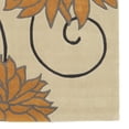 thumbnail image 3 of Linon Trio Floral Hand Tufted Polyester 5'x7' Rug in Ivory, 3 of 6