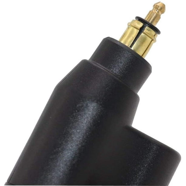 Din Hella Plug to Dual USB Charger 2.1A&1A + 12V Cigarette Lighter