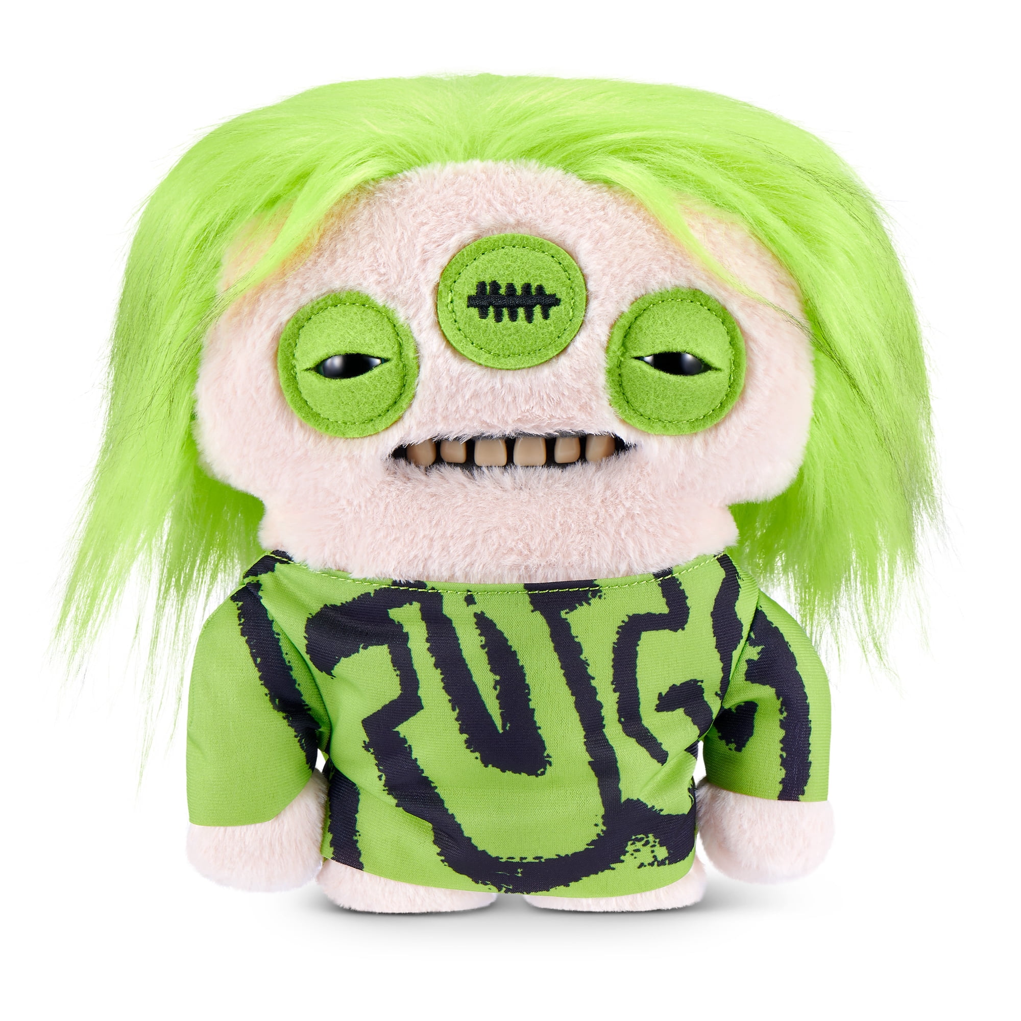 Fuggler Fugg Stars Series 2 9 Inch Plush Collectible Toy (Eyelish) by ZURU Featuring Funny Ugly Monster Design with Wild Expressions, Unique Personalities, and Chaotic Style for Fans and Collectors