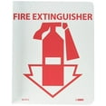 thumbnail image 2 of National Marker Notice Signs; Fire Fire Extinguisher 10X8 Plastic Flangedglow GLTV12, 2 of 4