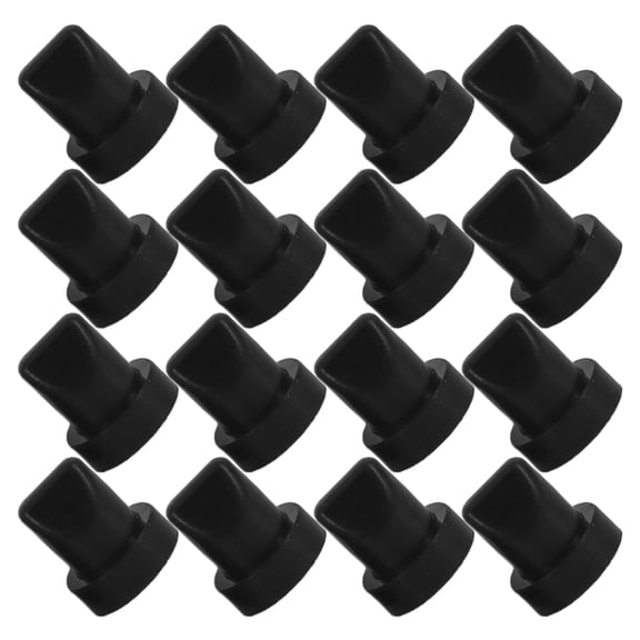 LOLIPPYY Duckbill Check Valve, Black Rubber, Home Use, Effective Backflow Prevention, 20Pcs