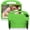 Green, variant on EVA Shockproof Kids Case For iPad 7th 8th 9th Generation 10.2 inch (2019/2020/2021) with Stand & Pencil Holder