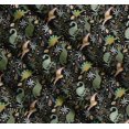 thumbnail image 3 of Soimoi Cotton Voile Fabric Leaves,Floral & Dinosaur Jungle Printed Fabric 1 Yard 42 Inch Wide, 3 of 7