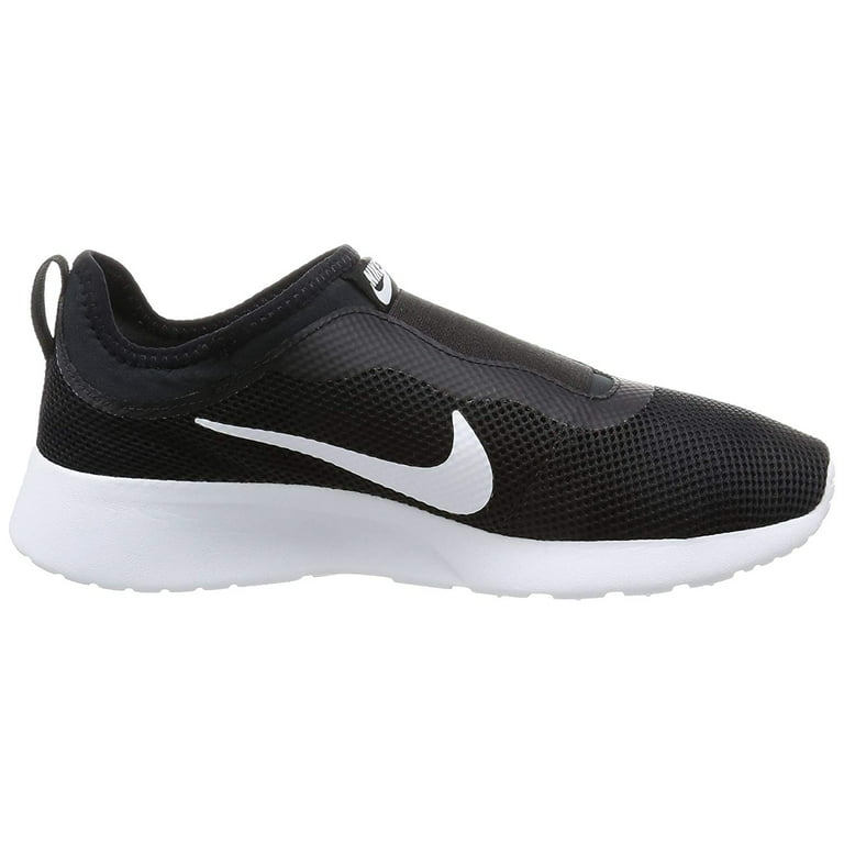 Nike Womens Tanjun Slip On Shoe, Black/White, 8.5 B(M) Walmart.com