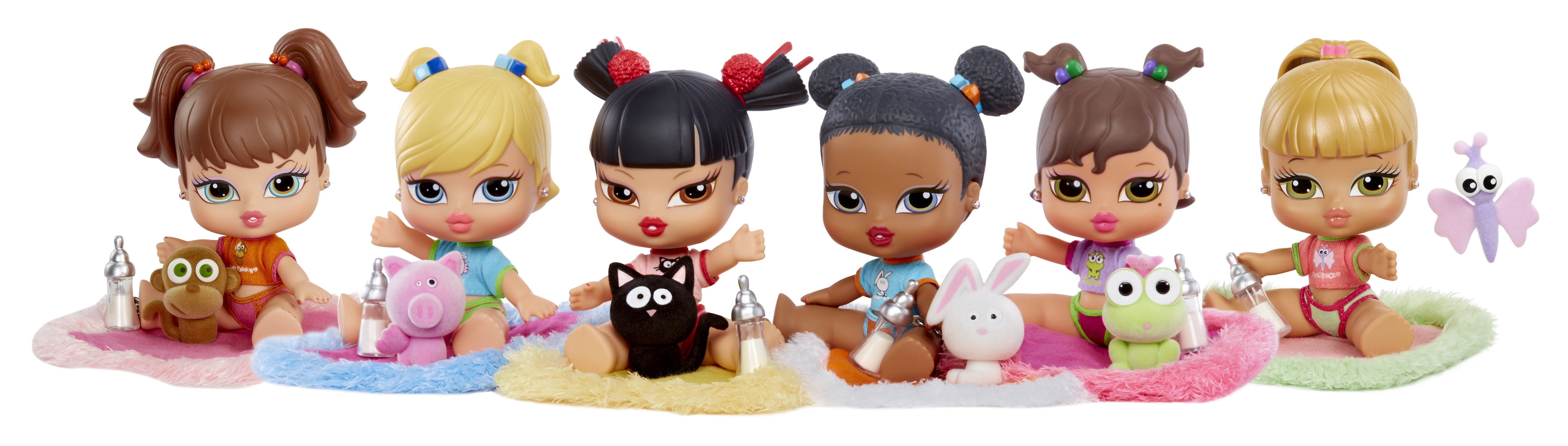 Bratz Babyz Meygan Collectible Fashion Doll with Real Fashions and Pet
