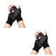 thumbnail image 2 of Soidarity Guantes de barra para motocicleta, guantes de Fitness, mitones sin dedos, cómodos, a prueba de viento, antideslizantes, accesorios Negro 5 sin dedos 2piezas, 2 of 6