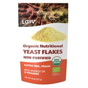 LOOV Organic Non-Fortified Nutritional Yeast Flakes - 8 Ounces