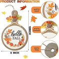 thumbnail image 2 of Decoración de otoño vintage JanHm 3 piezas letrero de madera calabaza Hola Otoño, 2 of 5