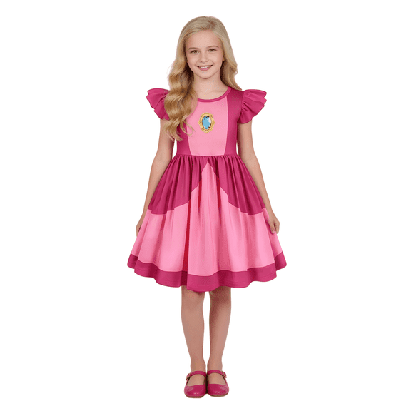 ApePal Princess Dress for G'irl's Halloween Cosplay Costume Birthday Party Fancy Dress up 3-12 Y