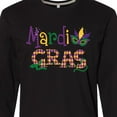 thumbnail image 4 of Inktastic Argyle Mardi Gras Long Sleeve T-Shirt, 4 of 5