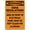 Warning Sign 3, variant on Warning Osha Regulations Electrical Panel 36 Inches Rustic Metal Tin Sign 8"x12" - Home Outdoor Art Wall Decorations for Cafe Bar Kitchen, OSHA Electrical Sign