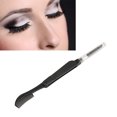 thumbnail image 4 of Cepillo De Cejas De Doble Cabeza, Cepillo De Pestañas Negro Ergonómico Portátil Seguro Profesional Para Viajes, 4 of 7