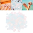 thumbnail image 4 of Lentejuelas para decoración de uas,Lentejuelas para uas, copos de purpurina para uas en forma de copo de nieve con estilo para funda de teléfono móvil para entusiastas del arte de uas p, 4 of 8