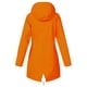 thumbnail image 5 of ICHUANYI Clearance Women Solid Color Rain Jacket Outdoor Hooded Windproof Loose With Pocket Coat(Orange, S) ICHUANYI WER2023081404404, 5 of 5