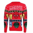 thumbnail image 1 of Marvel  Adult Faces Knitted Sweatshirt, 1 of 3