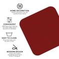 thumbnail image 4 of Disketp Maroon Funny Coasters,6 Pcs Leather Coasters With Holder, Perfect Housewarming Hostess Gifts,Protect Furniture From Water Marks Scratch And Damage, 4 of 9