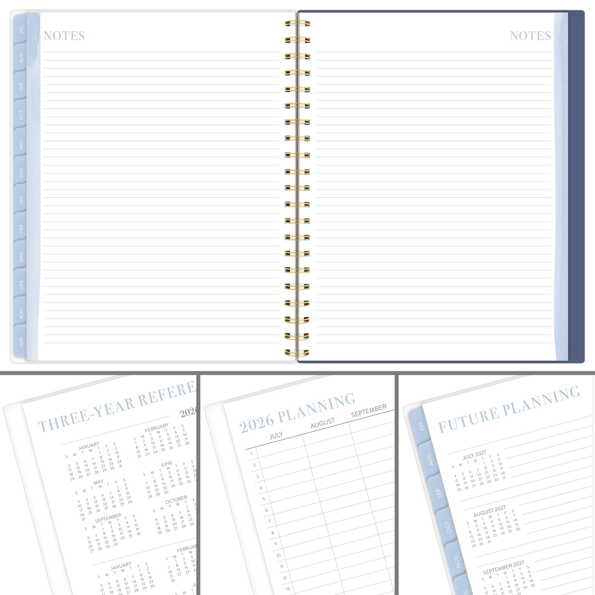 Leah Bisch for Mead Cambridge Academic 2026-2027 Weekly Monthly Planner Bow