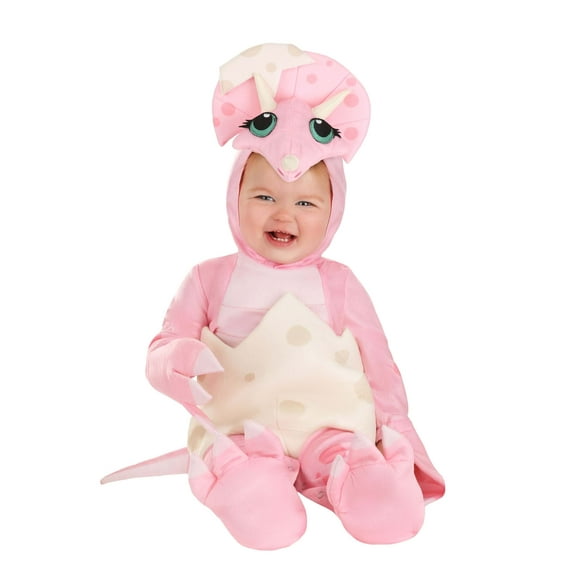 Infant Hatchling Pink Dinosaur Costume