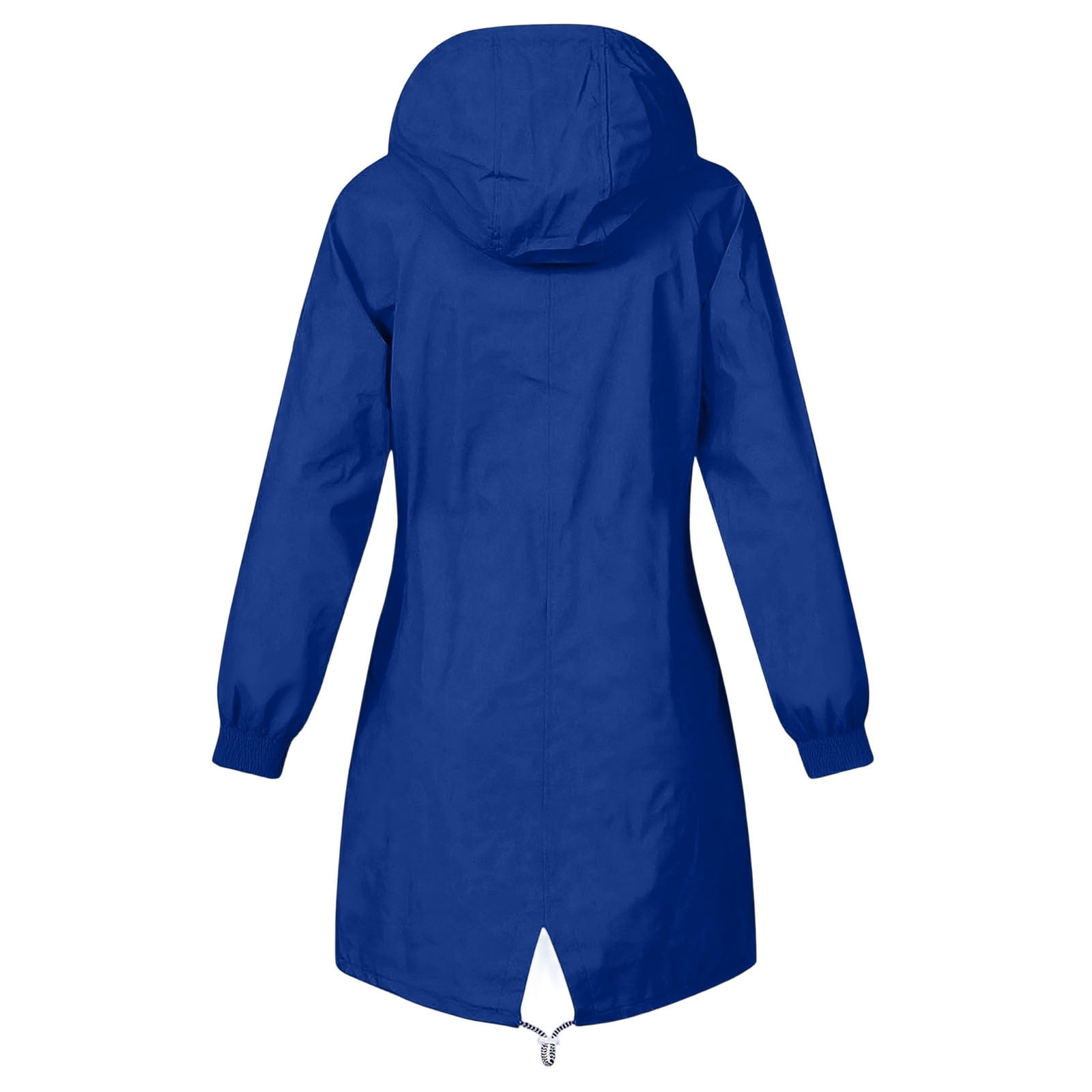 Horkkom Plus Size Rain Jackets for Women with Hood Pockets Drawstring Rain Coats Outdoor Waterproof Zip Up Hoodie XL, Gifts for Women