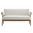 thumbnail image 4 of Modway Lyra Boucle Fabric Loveseat in Ivory, 4 of 8