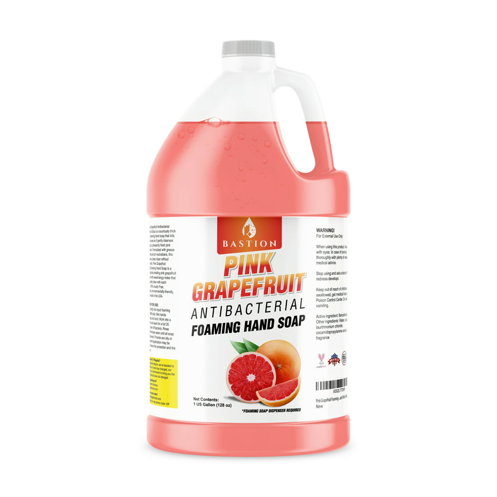 Pink Grapefruit Scent Foaming Antibacterial Hand Soap For Sensitive