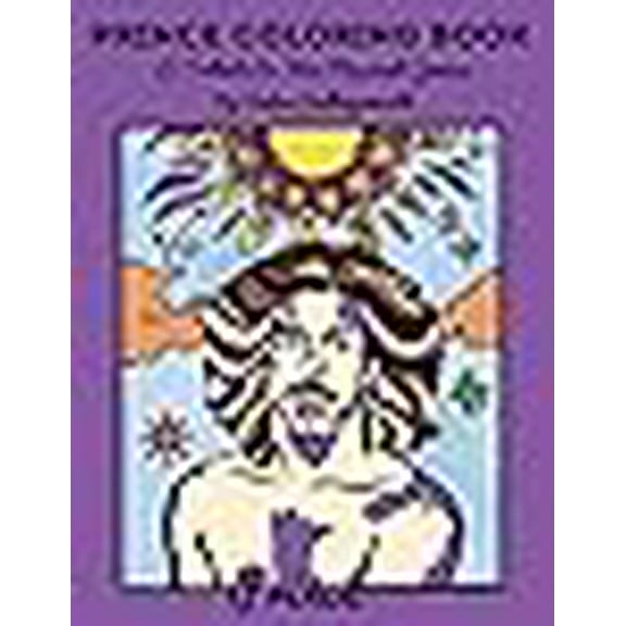 Prince Coloring Book: A Tribute to His Musical Genius (Paperback)